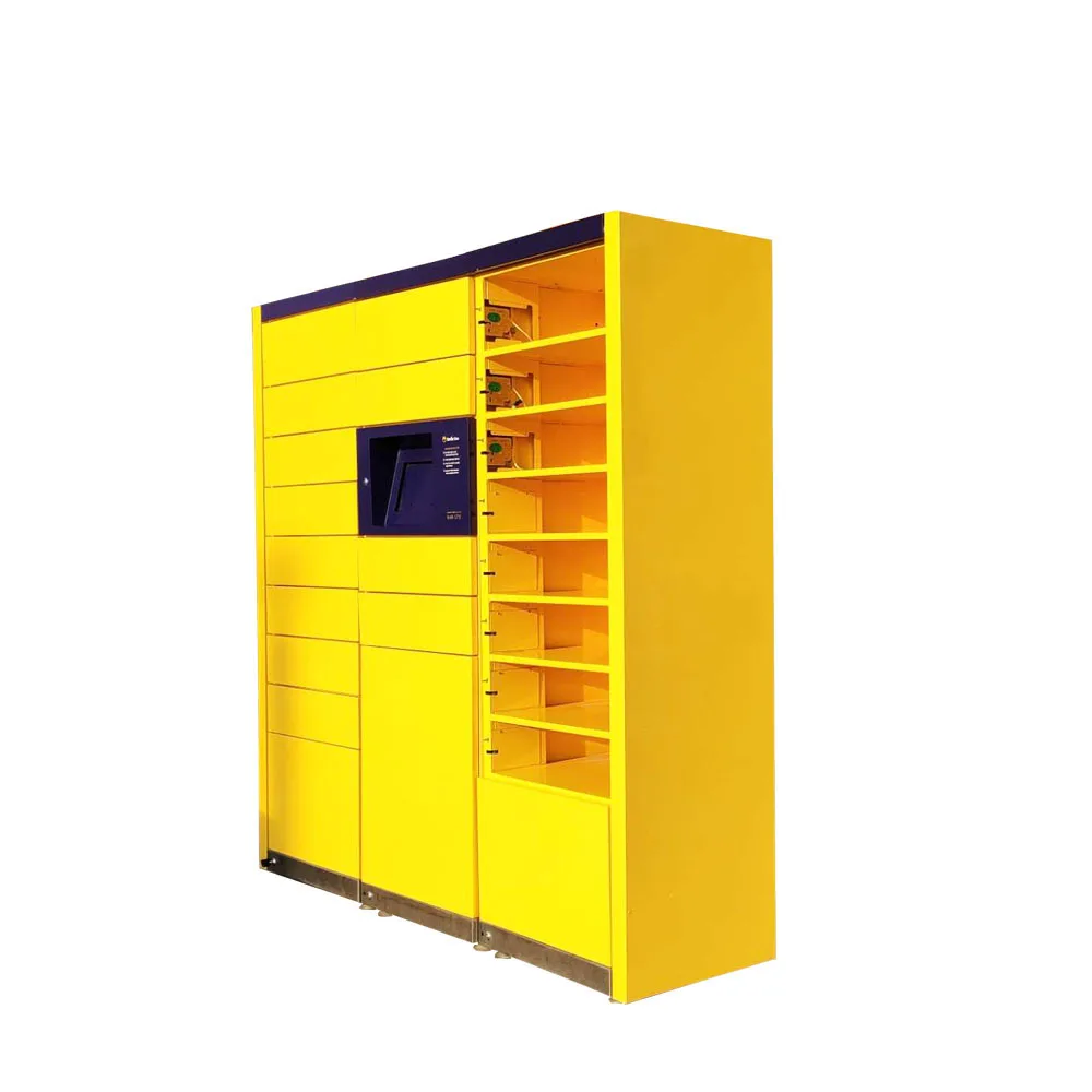 Outdoor waterproof express cabinet, the color can be customized. Sheet metal to map processing sample processing