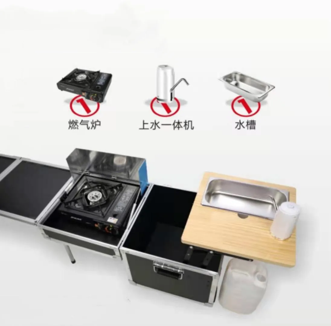Clock bed computer sink table cooker