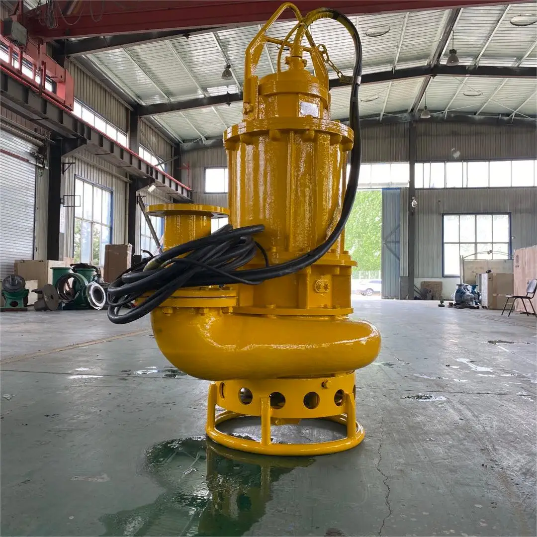 River Lake Dredging Submerged Sludge Pump Vertical Electrical Sand Suction Dredge Pump Submersible Mining Mineral Slurry Pump