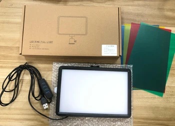 Video Making Kit 12watts LED Light With Stand 1.7M Photo Studio Audio Live Streaming Fill Lighting detail image