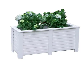 Environment protection PVC flower Planter Low Price Indoor Big Planting Box PVC Planter box