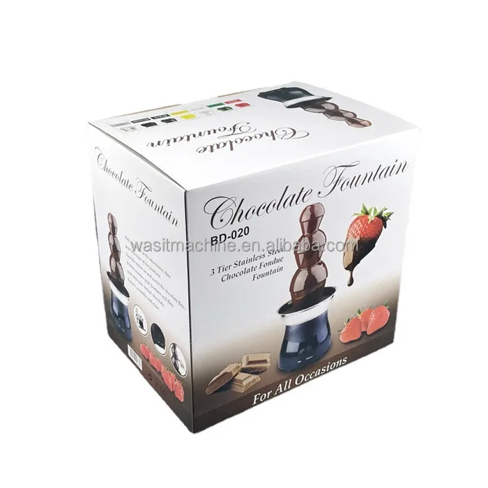 melting Cheap Professional Chocolate Fountain commercial chocolate fountain machine