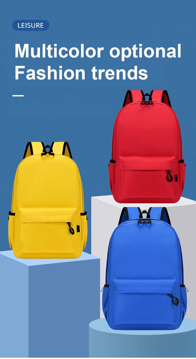 Customizable Logo Schoolbag Backpack For Brand Promotion Customization