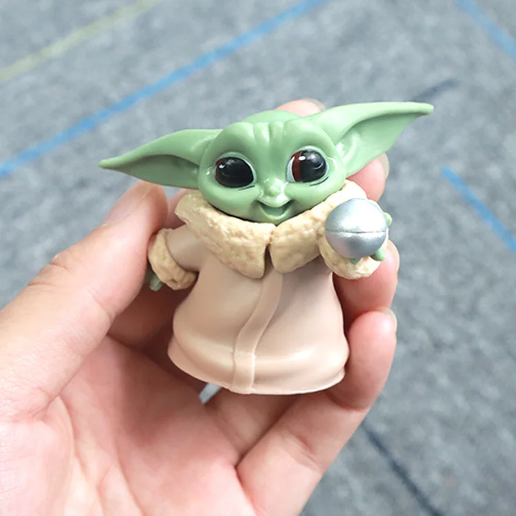 5 шт. пластиковые игрушечные фигурки мандалор ПВХ куклы экшн-игрушки мини-малыш йода малыш подарок Модель игрушка Аниме