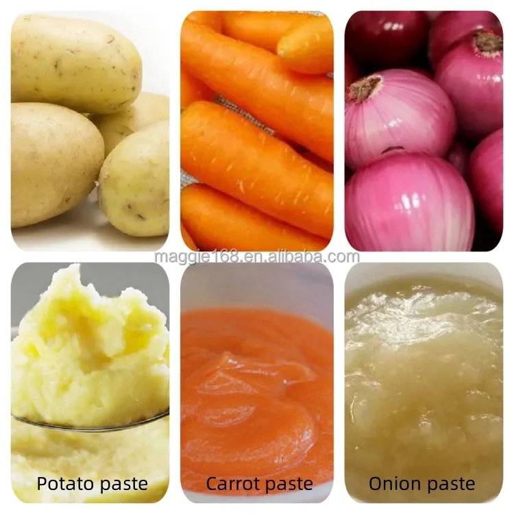 200V Commercial Mashed Potato Making Machine  Vegetable Crusher Chili Pepper Dry Chilli Grinding Machine