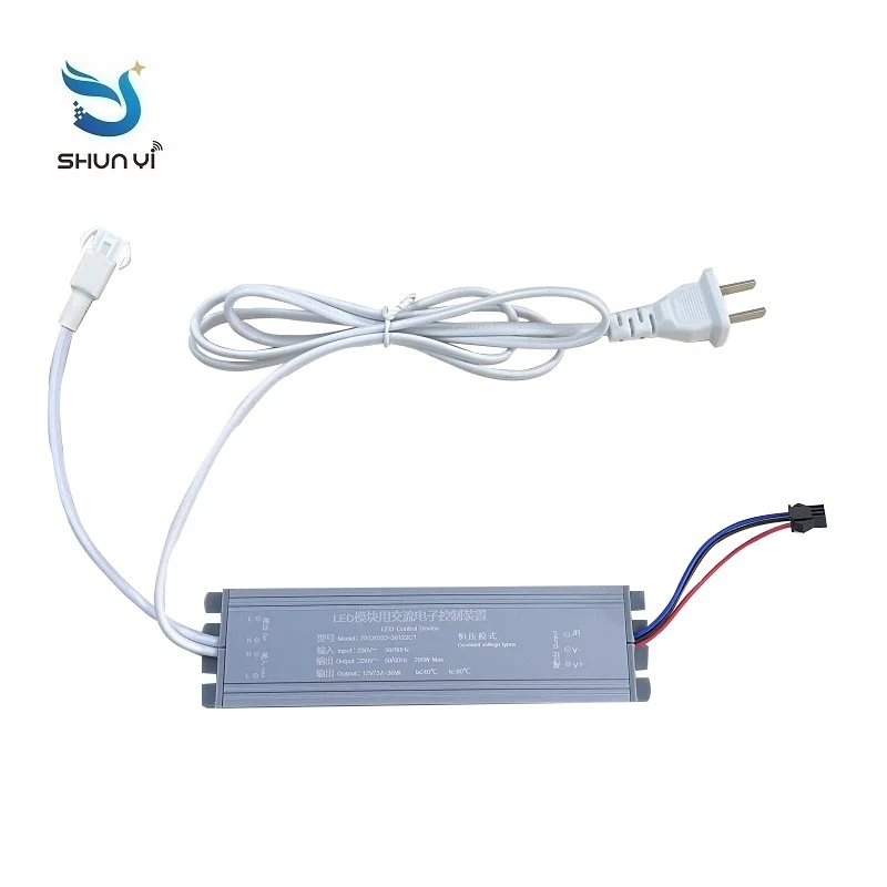 Ultra Thin Aluminum Shell Power Supply 13Mm Ac220V 3A36W Connect Anti Fog Film Lighting Driver Switching Power Supply