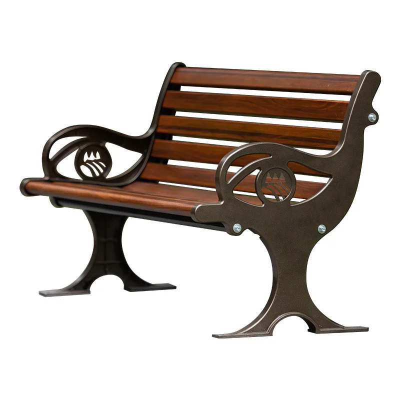 Modern Design kirsite Dolphin style cast aluminum chair legs garden patio bench for decoration