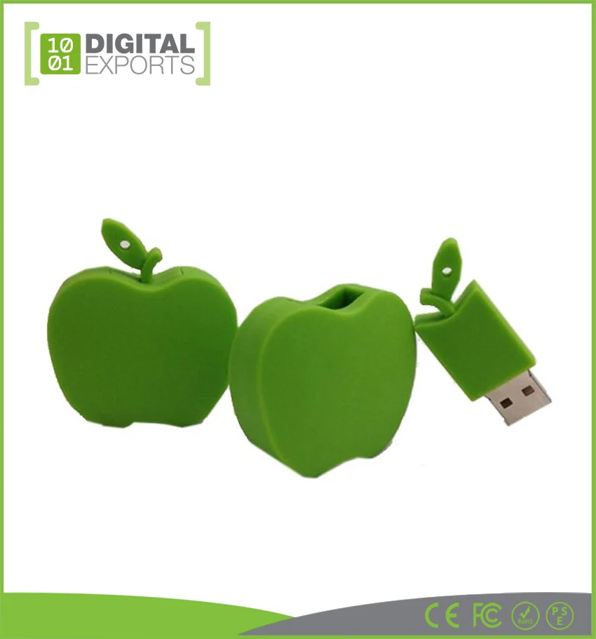 Custom Grizzly Bear Shape PVC USB Flash Drive 2GB 4GB Silicone Cartoon Memory Stick 16GB 64GB OEM PVC USB For iPhone - ANKUX.COM