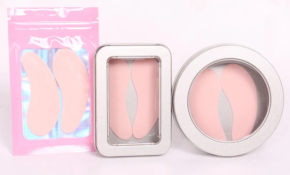 Custom Silicone Eye Pads Reusable Pink Under Eye Patch Reusable Food Grade Silicone Eye Mask