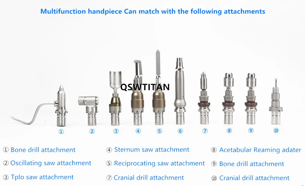 Multifunctional Orthopedic Electric Bone Drill Bone Saw Attachments Power Tools Veterinary Orthopedic Instrument