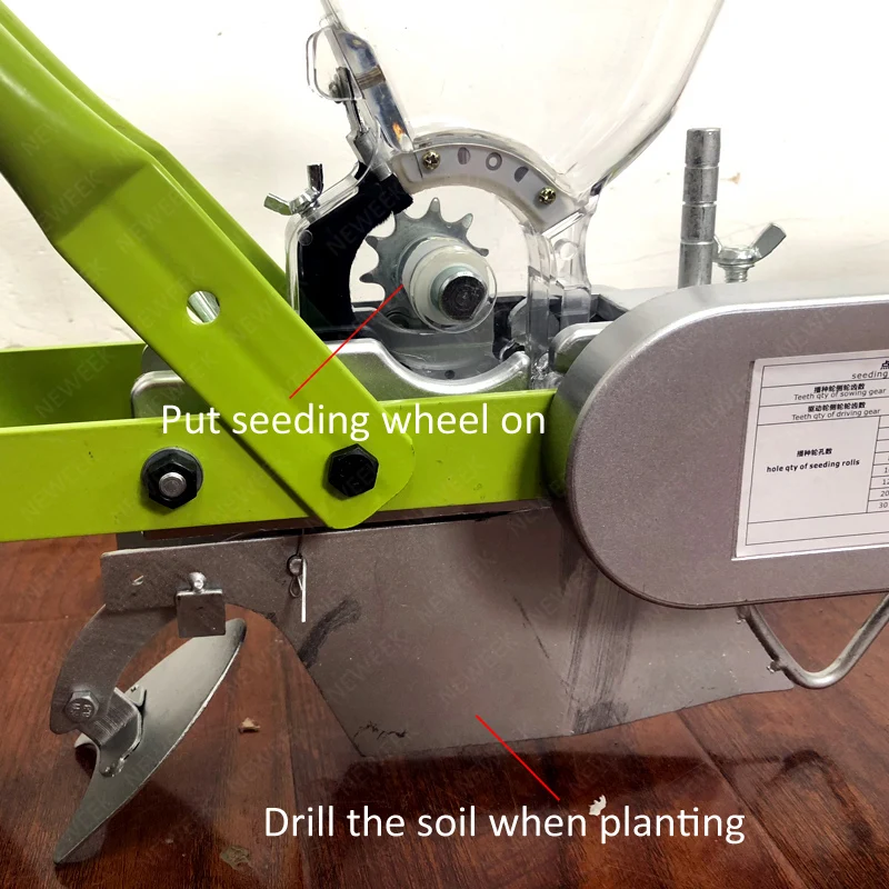 Neweek Farm Use Vegetable Spinach Seed Planter Cabbage Planting Machine