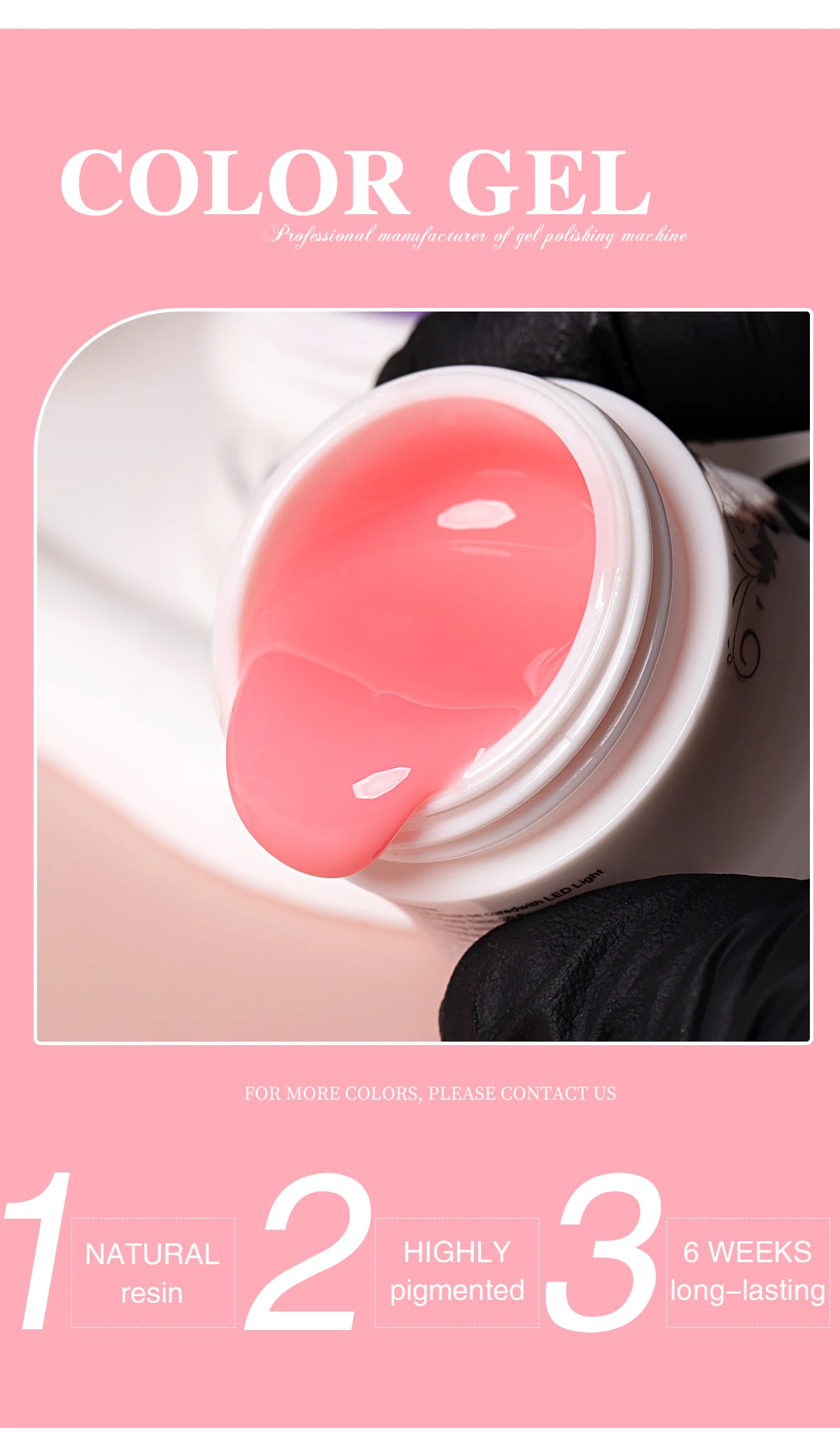 HONEY GIRL OEM Custom Logo High Quality Extension Gel Glaze Hard Colors Poly Gel Nail Polish supplier