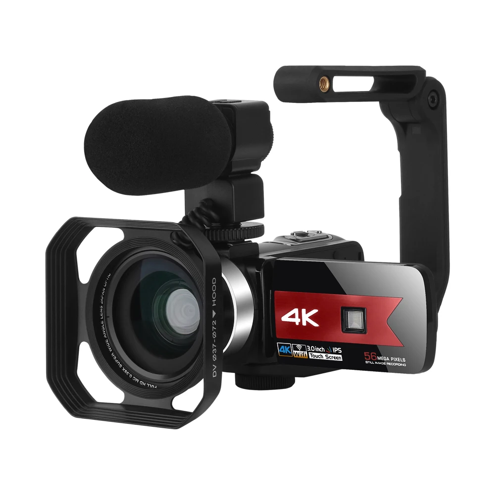 2021 New Arrival 4k Mini Camcorder With 3inch Touch Screen 56mp Digital