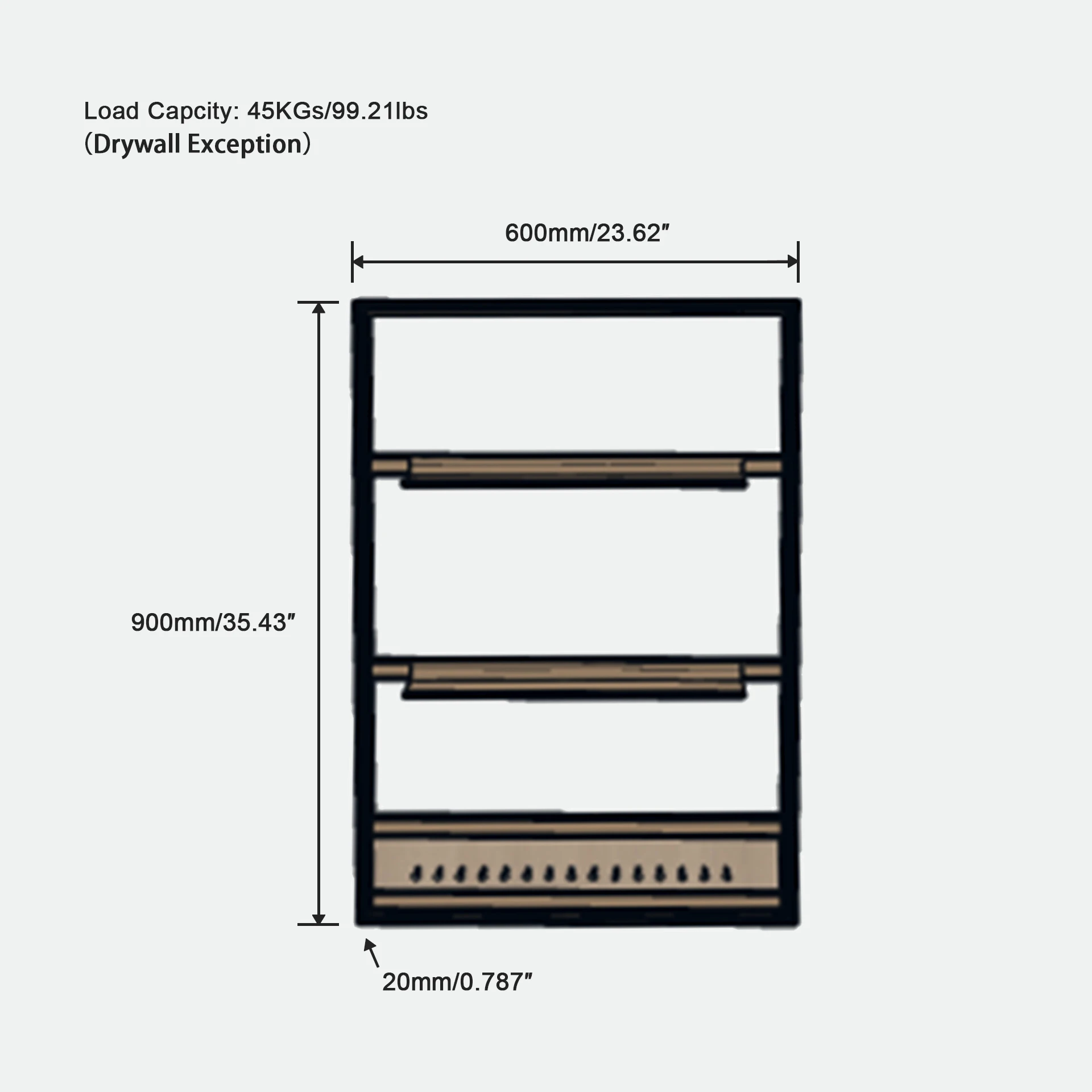 New Arrival Durable Long-Lasting Wall Shelf Unit Storage Organizer Stylish Wall-mounted Organizer for Lounge Area supplier