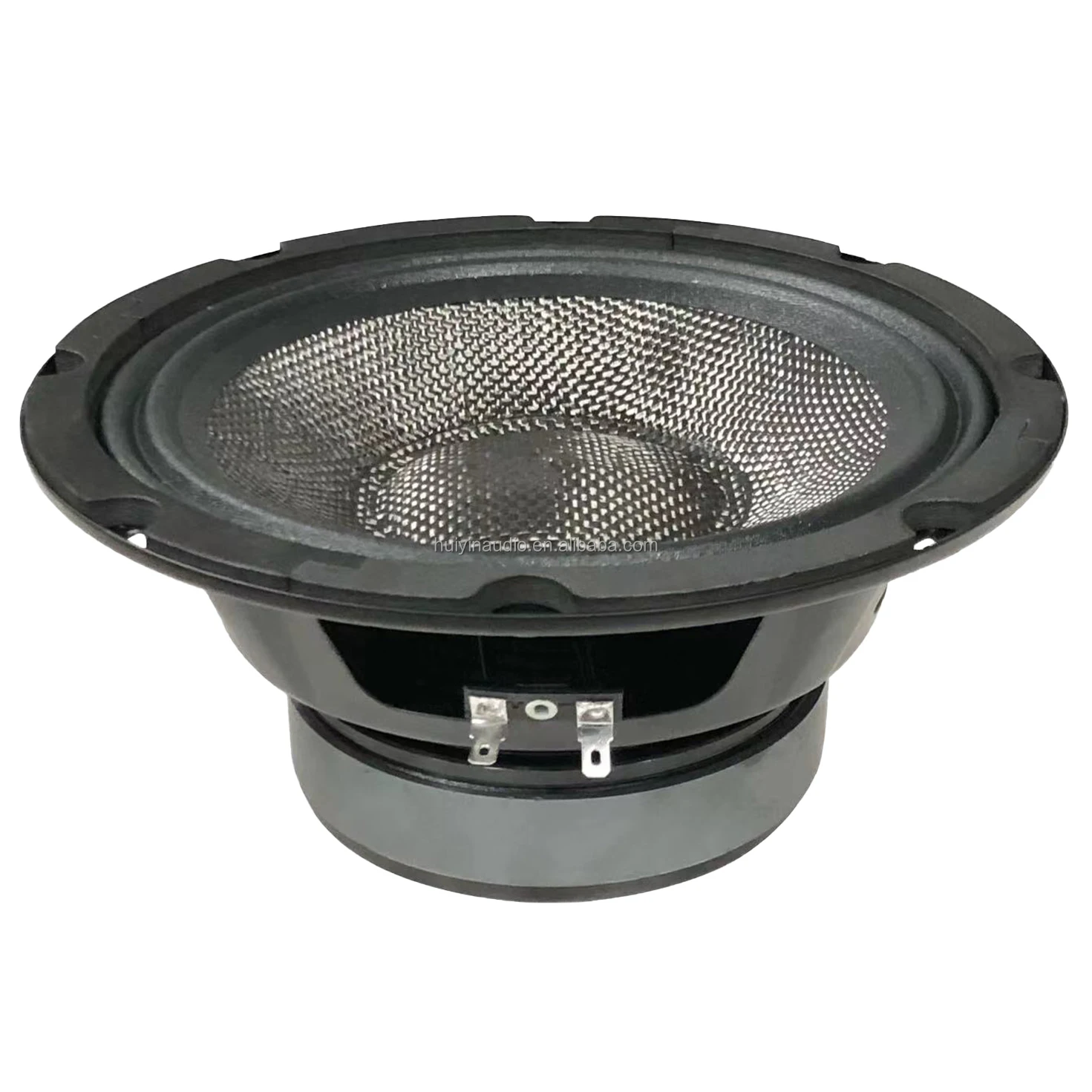 altavoz de rango medio de 8 pulgadas modelo 850-065B, bajo costo, 200 W RMS, con cono de carbono, altavoz profesional de medio-bajo para sistemas de sonido de arreglo lineal
