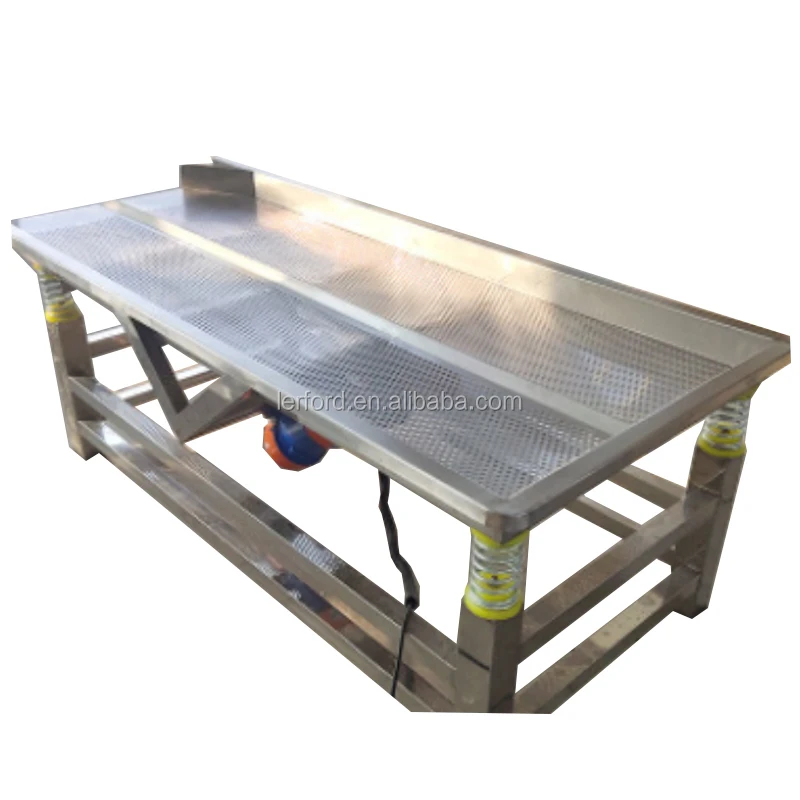 Vibration Dewatering Machine Vegetable and Fruit Vibrator Drain Water Machine