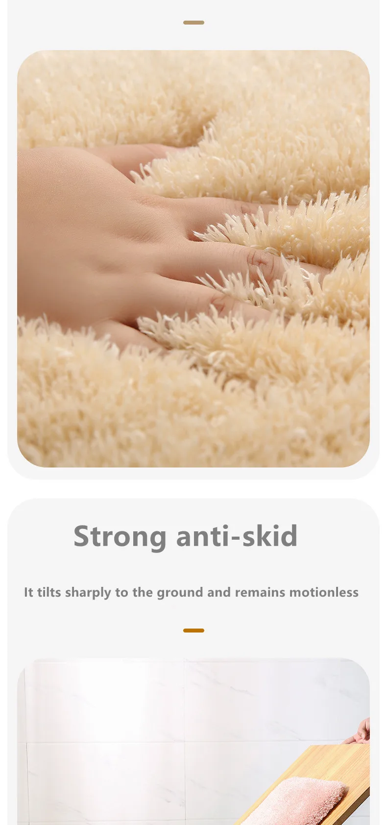 High Quality Style Living Room Bedroom Carpet Home Thickened Floor Mat Customization supplier