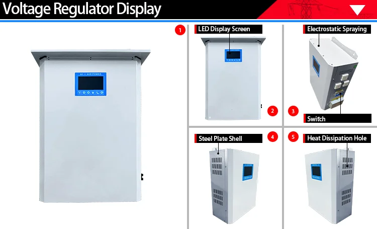 Power Wall Mount air Conditioner Voltage Stabilizers 220v Ac Automatic Voltage Regulators/stabilizers Avr 3000va 1KVA 5KVA