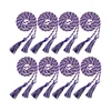 Morado y blanco
