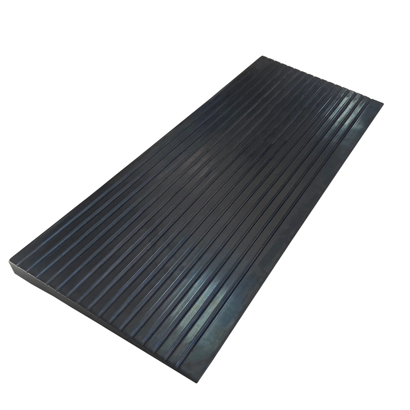 40mm Height Solid Straight Rubber Speed Bump Doorway Wheelchair Threshold Door Ramp factory