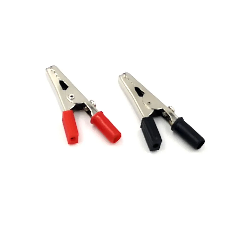 Electrical Insulation Tester Crocodile Clip Battery Clip with Teeth