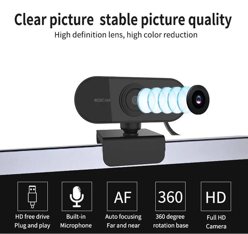 Cheap Price HD 1080P USB Webcam for PC Mini Camera