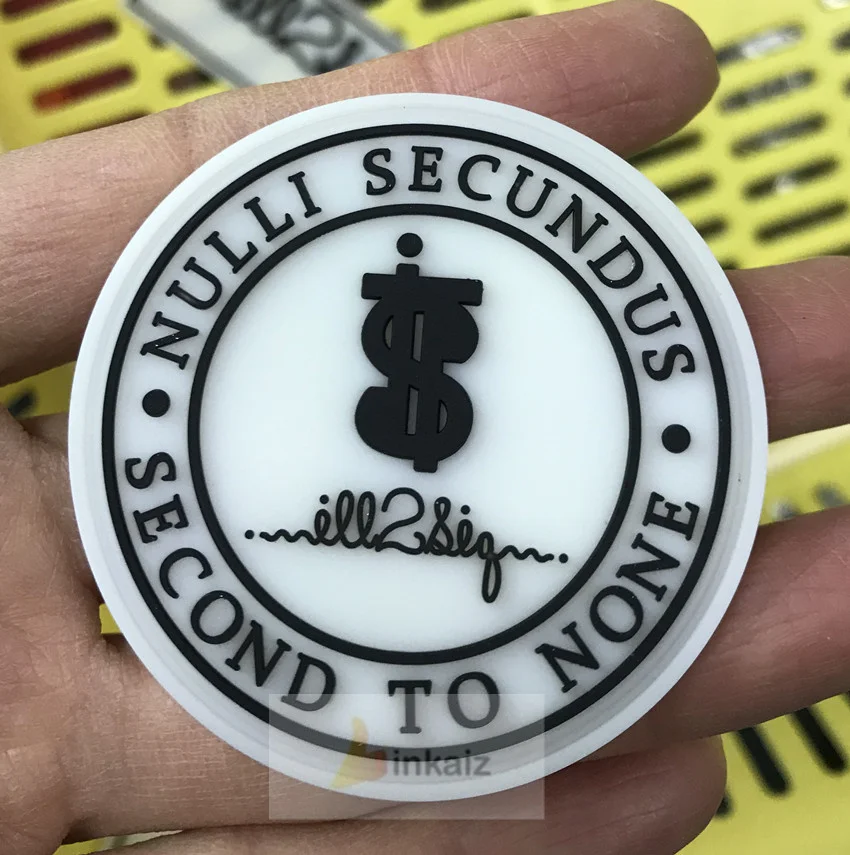 Manufacturer Custom 3d Emboss Pvc Logo Soft Silicone Rubber Patch Buy