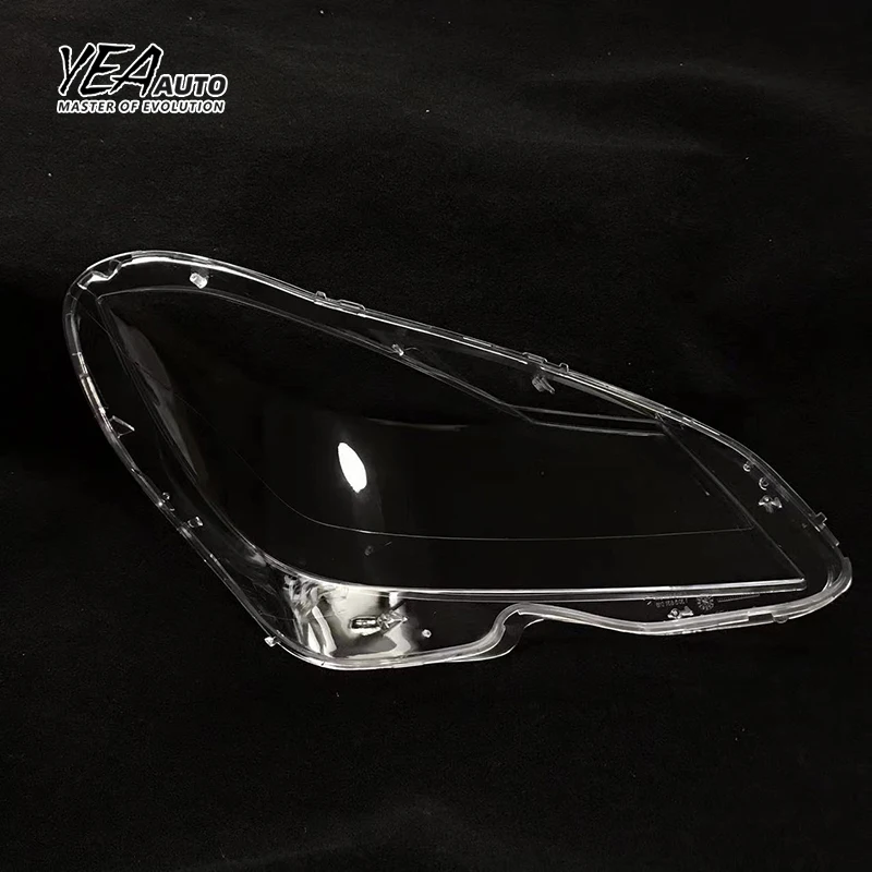 product car headlight glass lampshade cover lens for mercedes benz c class w204 c180 c200 c260 headlamp glass shade lens cover 2011 2013-32