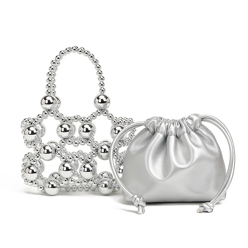 Luxury Beads Beading Handmade Handbag - Trendy & Fashionable