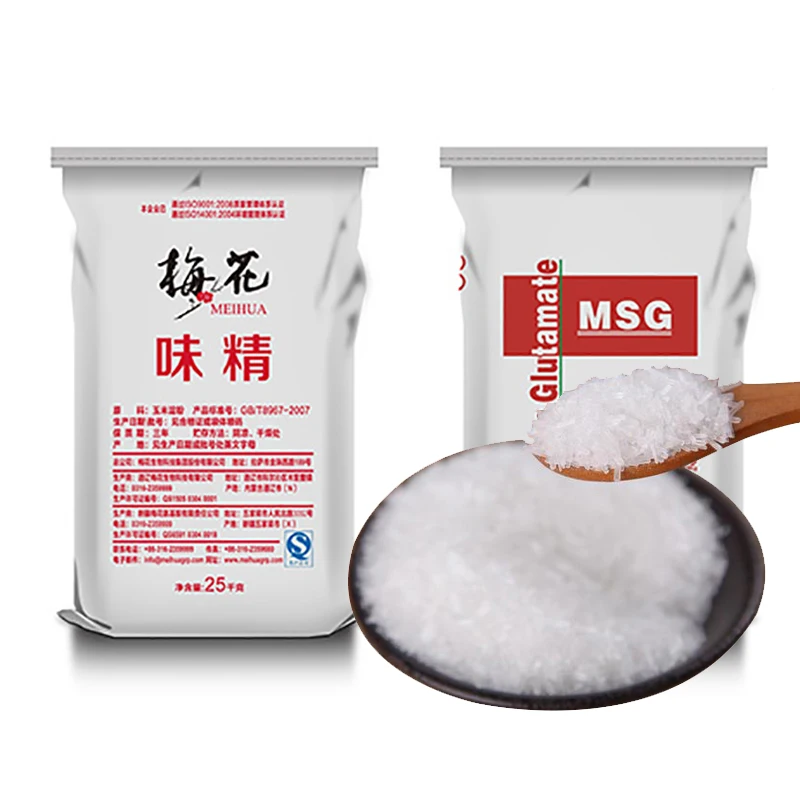 【meifua】【4個セット】 メイファ/Fufeng/Linghua モノナトリウムグルタミン酸MSG粉末 25kg