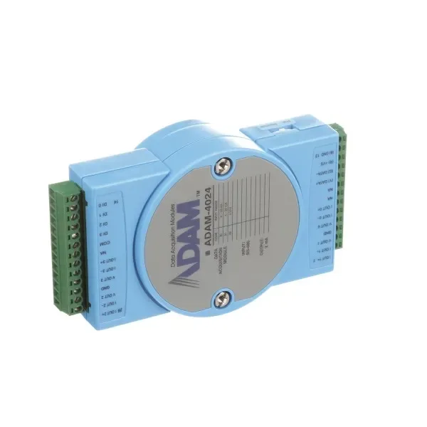 New and Original In Stock Advantech ADAM-4024-B1E Remote I/O Module 4-Channel Analog Output w/ Modbus 24VDC ADAM-4000 Series