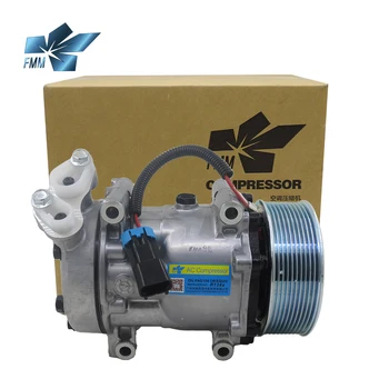 AC Compressor & Clutch For International Trucks - Replaces OEM 3611894C91, 60-04079NA New