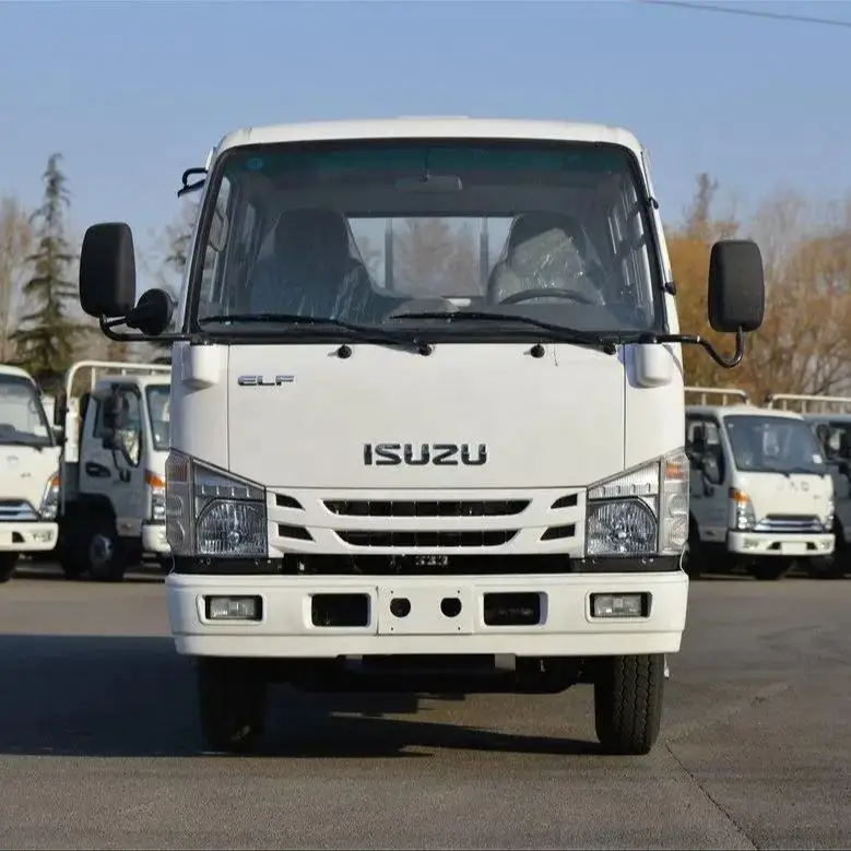 ハーヴェストエルフ　4枚セット いすゞエルフ4輪ダブルキャブドロップサイドカーゴトラック小型