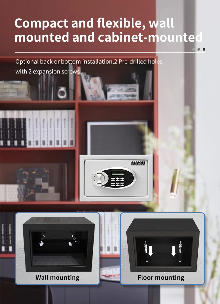 CEQSAFE Home Digital Safe Mini Electronic Safe Box Small Safety Money Box factory