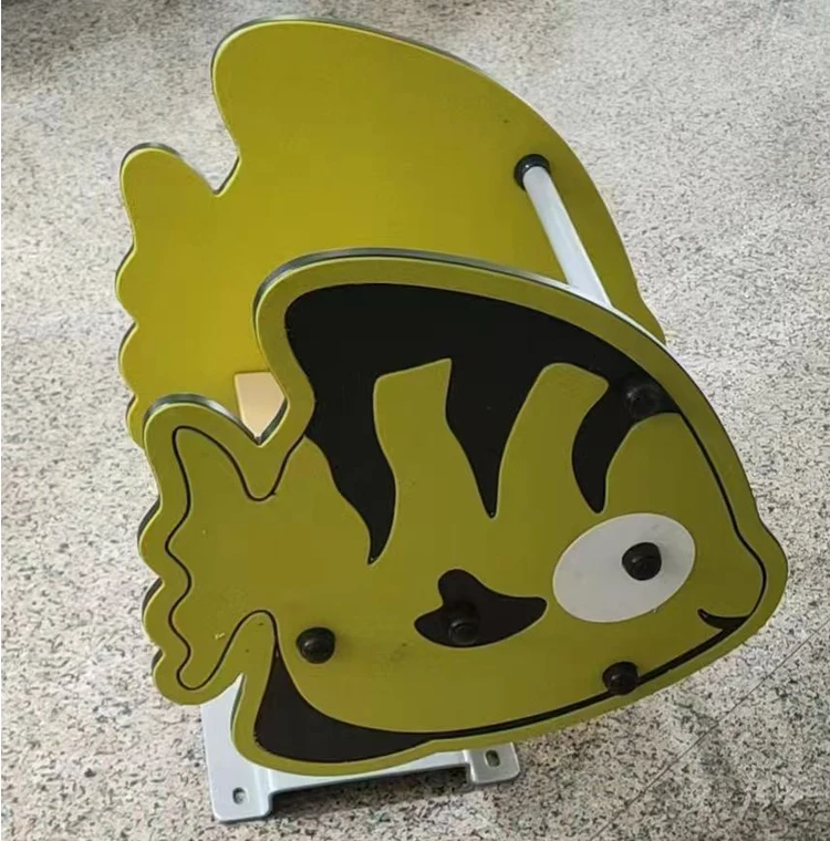 Safe and Sturdy PE Panel Spring Horse Kids Outdoor Playground Accessories Are Used in Education, Kindergarten, School, Daycare