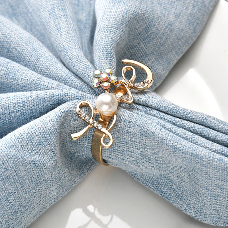 Low Moq Wedding Pearl Hot Sale Napkin Ring Buy Napkin Rings,Wedding