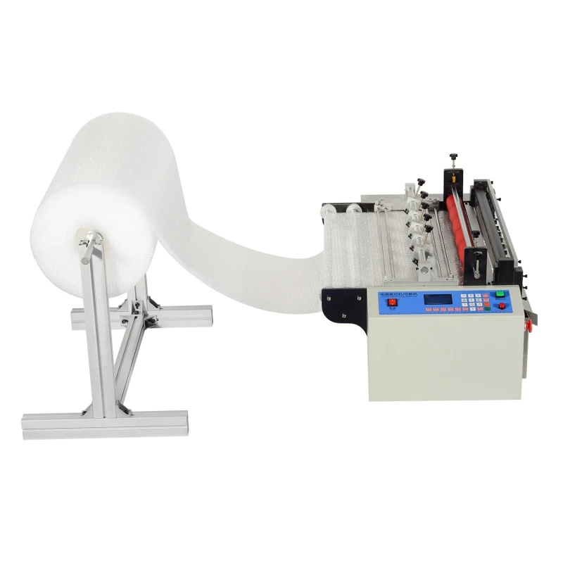 Cutting Machine PVC Roll Fabric Roll Cutting Machine PE Membrane Nickel Copper Foil  Roll to Sheet Cutting Machine
