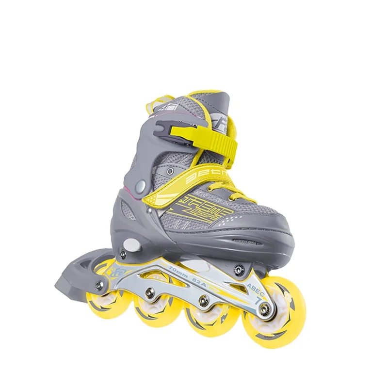 EACHkids Inline Roller Skates Shoes Buy Glitter 4 Wheels Flashing Skates Wholesale LED Patines for Kids