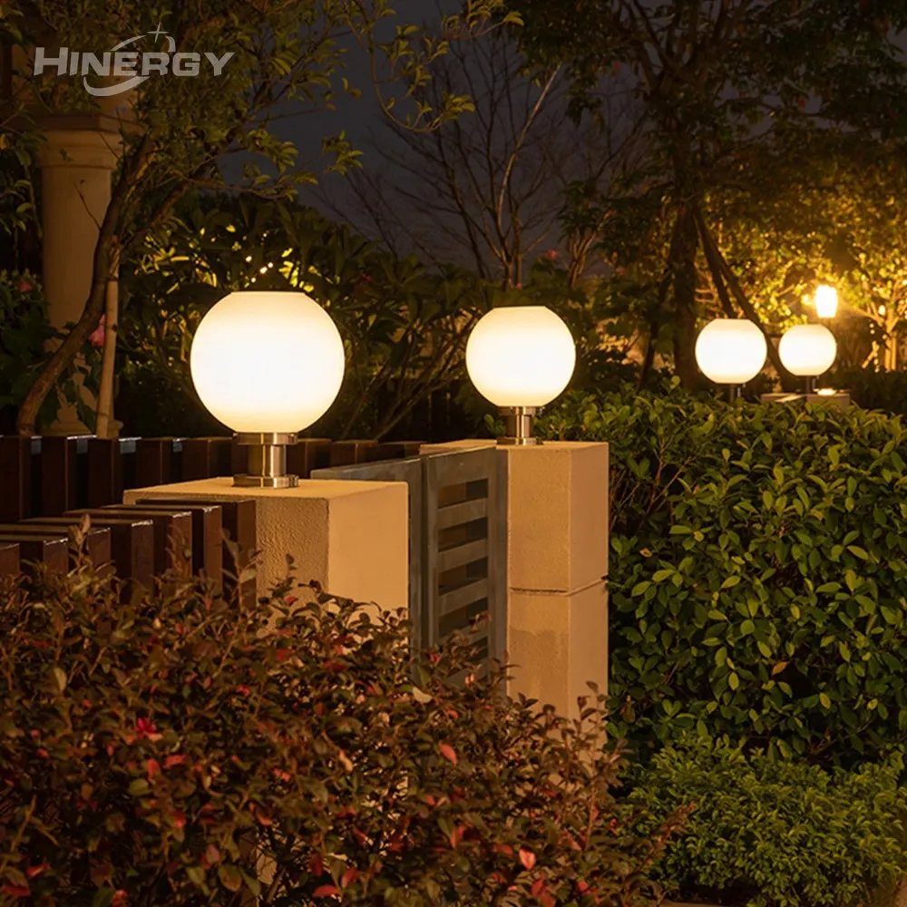 Yard Courtyard Decorative Lights 3-Pack Solar Ball Lights - Outdoor Garden Landscape Lighting Dusk To Dawn Wireless Dusk To Dawn Lighting