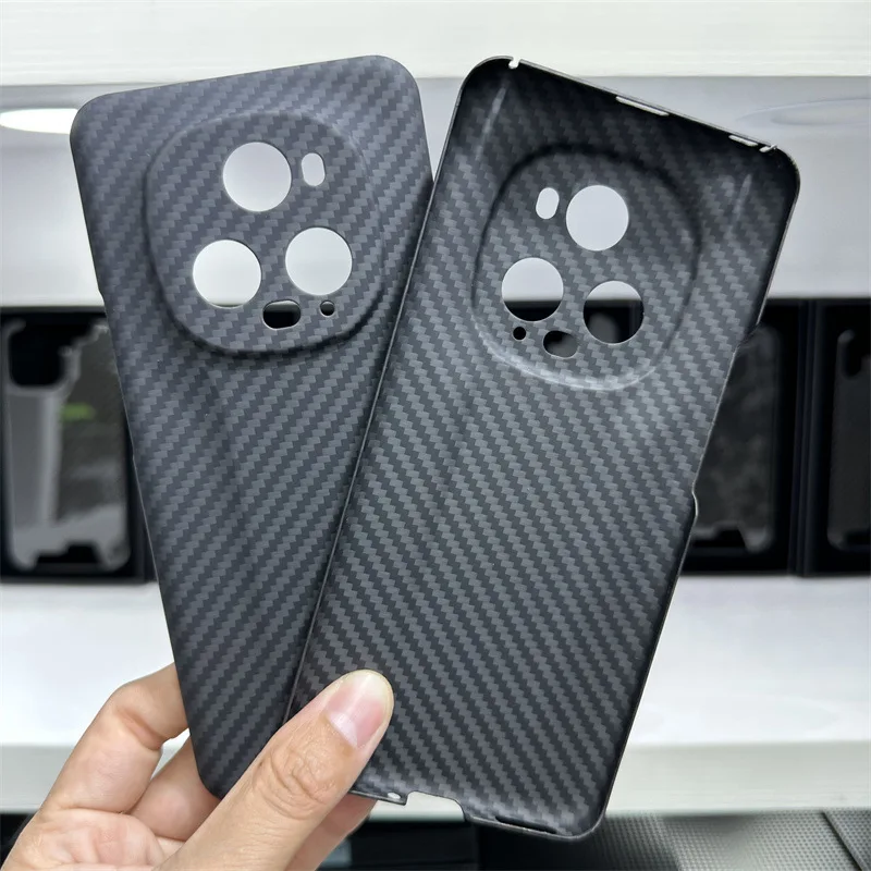 Funda de teléfono de fibra de carbono Laudtec LX456 con diseño atmosférico a la moda, simple, ligera y anti caída para HONOR Magic5  