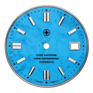 Custom Logo Dial Watch with Date Window SELLITA SW200-1 Movement Brass Material Metal Dial Accessories Manufacturer