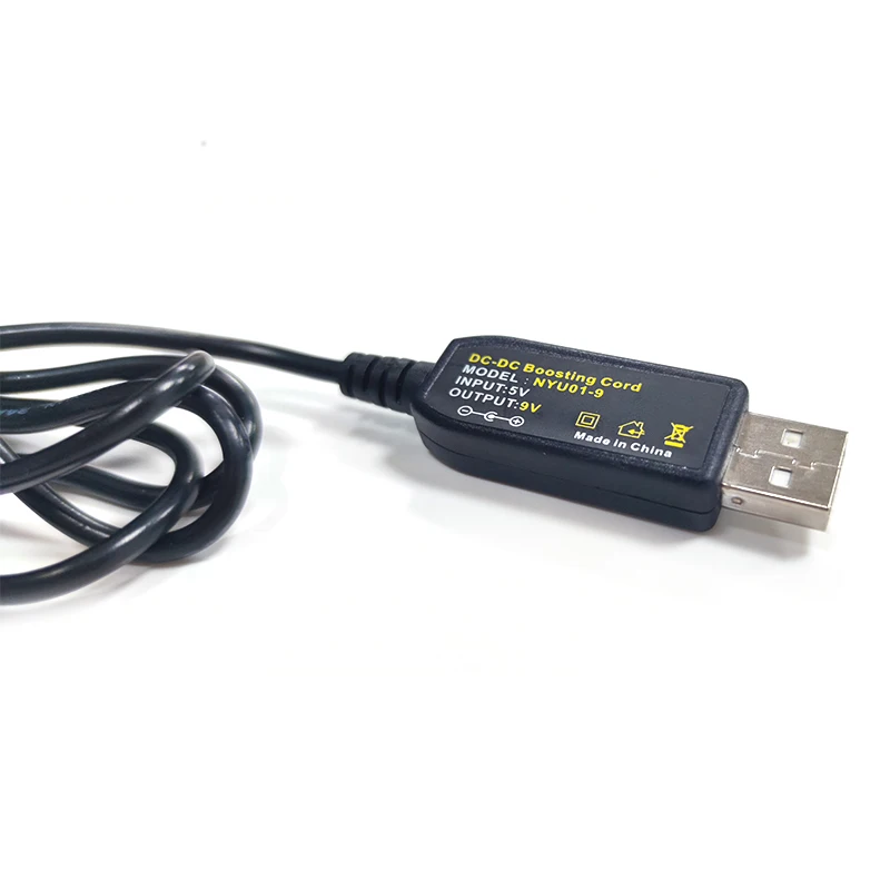 High Quality 1m Power Set up Charger 5.5x2.1 mm DC 5V to 12V USB Cable for Wifi Router Modem