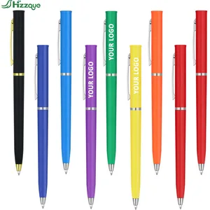 Custom Logo Multicolor 1.0mm Ballpoint Pen Promotional School Hotel Office Stationery Multicolor Plastic for Gifts