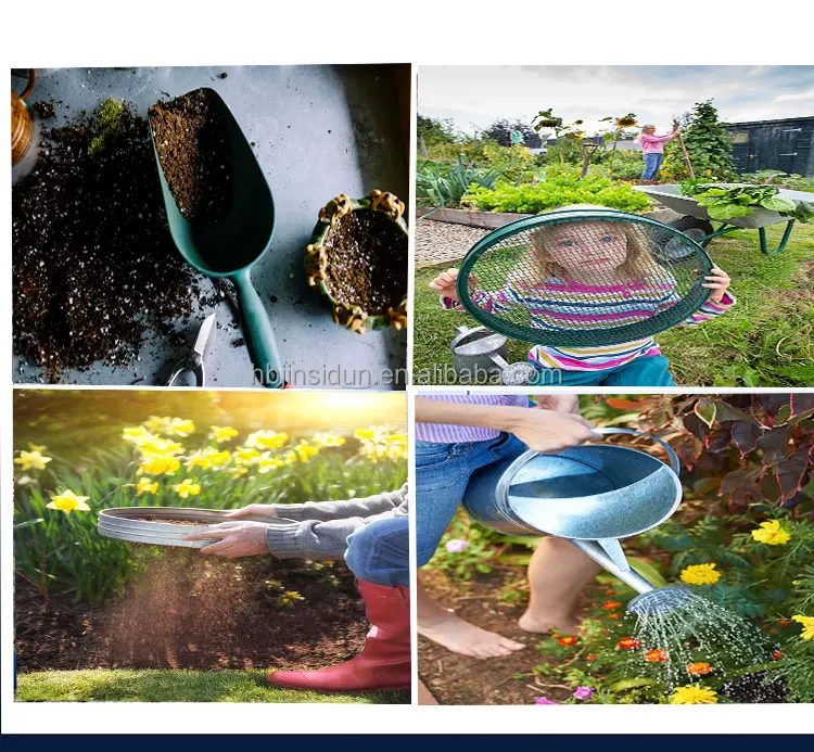 Garden Sieve Garden Soil Riddle Sifter Green Garden Riddle Sieve Mesh
