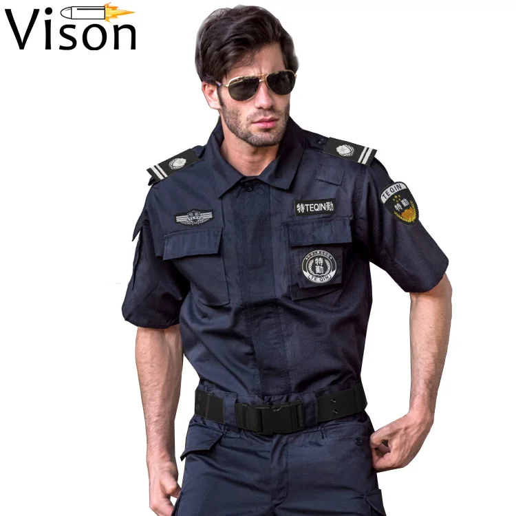 Custom Mall Security Uniform Tactical Security Uniforms for Sale Fashionable Security Guard Mens Work Uniform