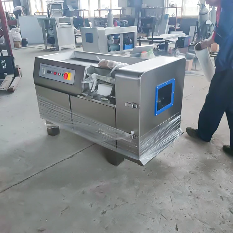 Industry Big Capacity Meat Potato Vegetable Dicer Mutton Meat Cube Cutting Machine