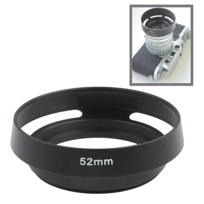 52mm vented lens hood