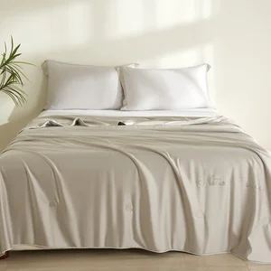 Wholesale Luxury Customized Organic Bamboo Duvet Cover Set Breathable 300tc Thread Count Modern Woven All-Season for Home Use