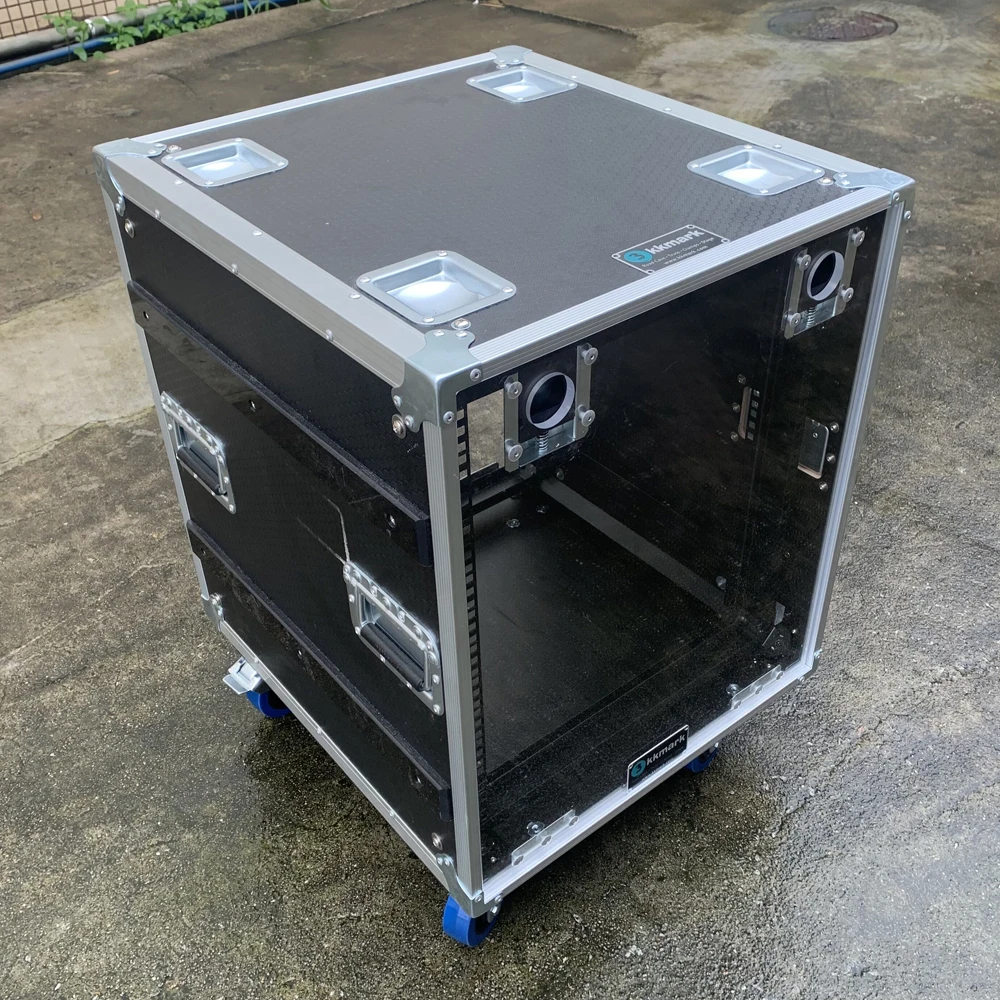 KKMARK 17'' 19'' 6RU ラックフライトケース - ポータブルな持ち運び用