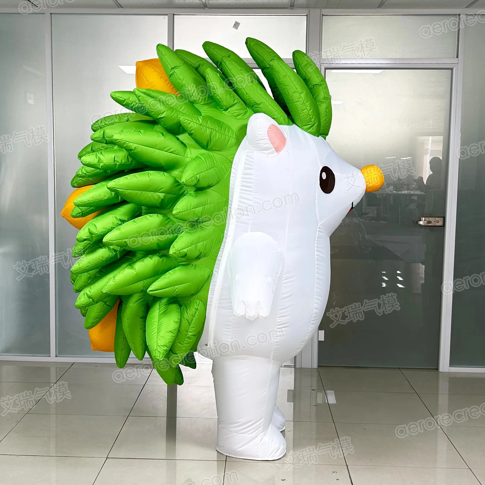 Advertising Promotion Customized Inflatable Walking Costume Interactive Hedgehog Costume Inflatable Moving Animal Mascot